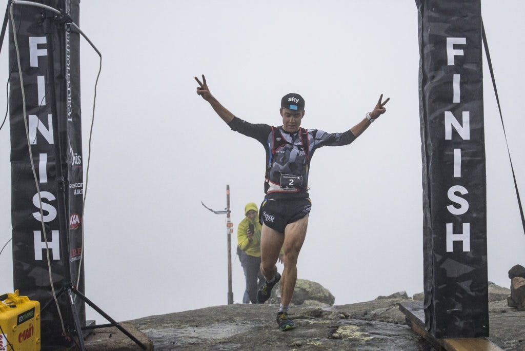 Petter Engdahl segrare i Peak Performance Vertical K. Foto: Christer Shapiro